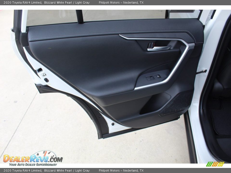 2020 Toyota RAV4 Limited Blizzard White Pearl / Light Gray Photo #20