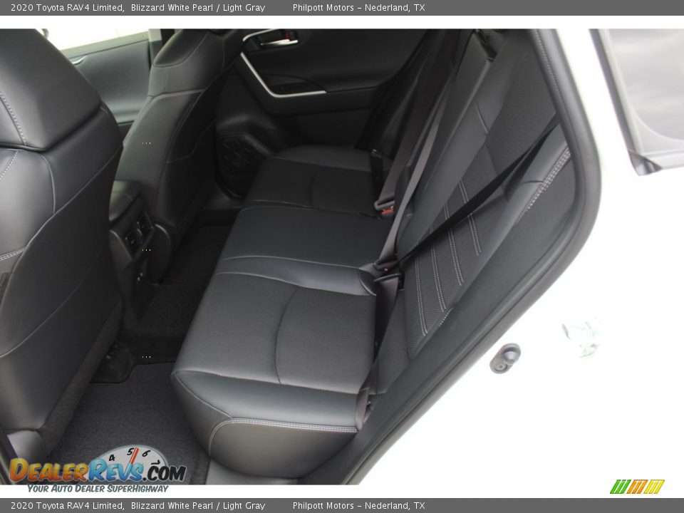 2020 Toyota RAV4 Limited Blizzard White Pearl / Light Gray Photo #21