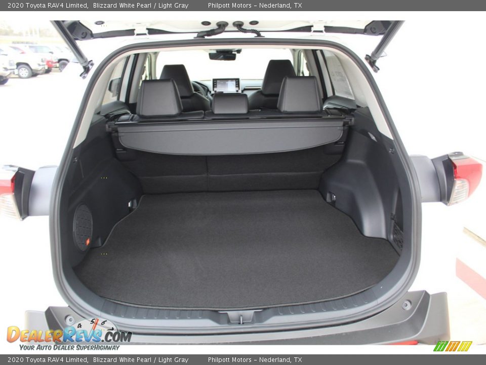 2020 Toyota RAV4 Limited Blizzard White Pearl / Light Gray Photo #22