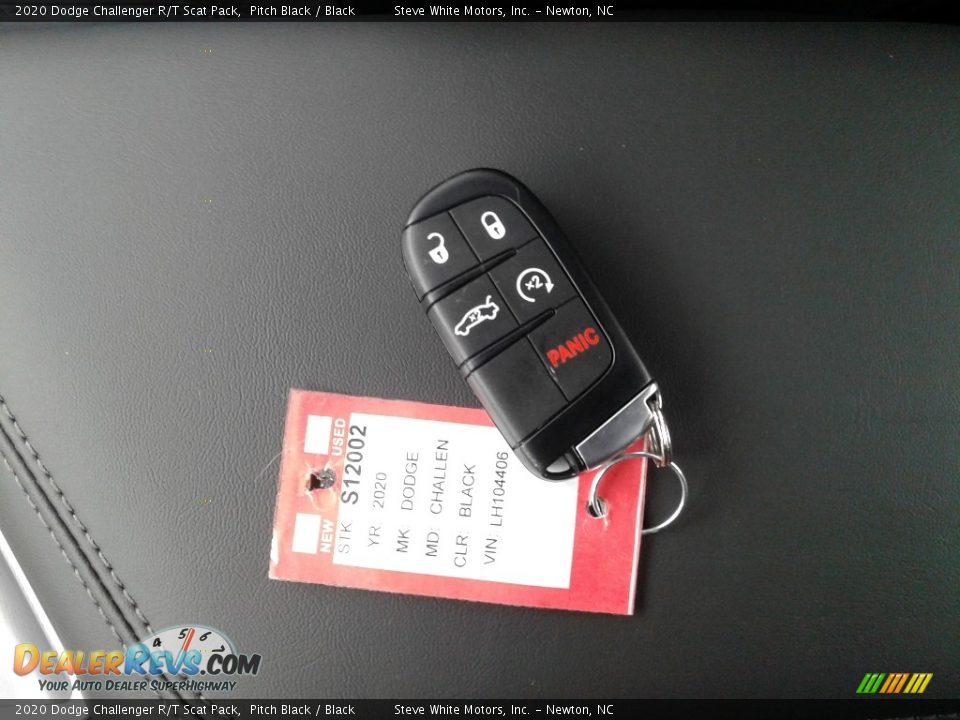 2020 Dodge Challenger R/T Scat Pack Pitch Black / Black Photo #28