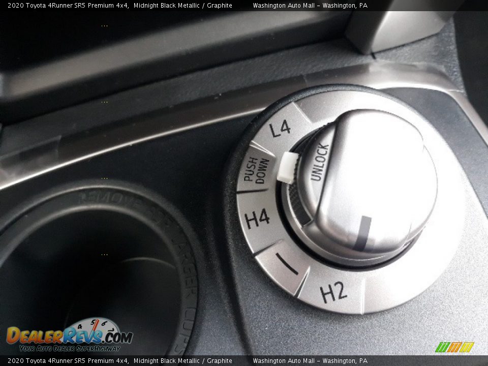 2020 Toyota 4Runner SR5 Premium 4x4 Midnight Black Metallic / Graphite Photo #18