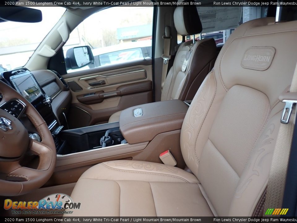 Front Seat of 2020 Ram 1500 Longhorn Crew Cab 4x4 Photo #10