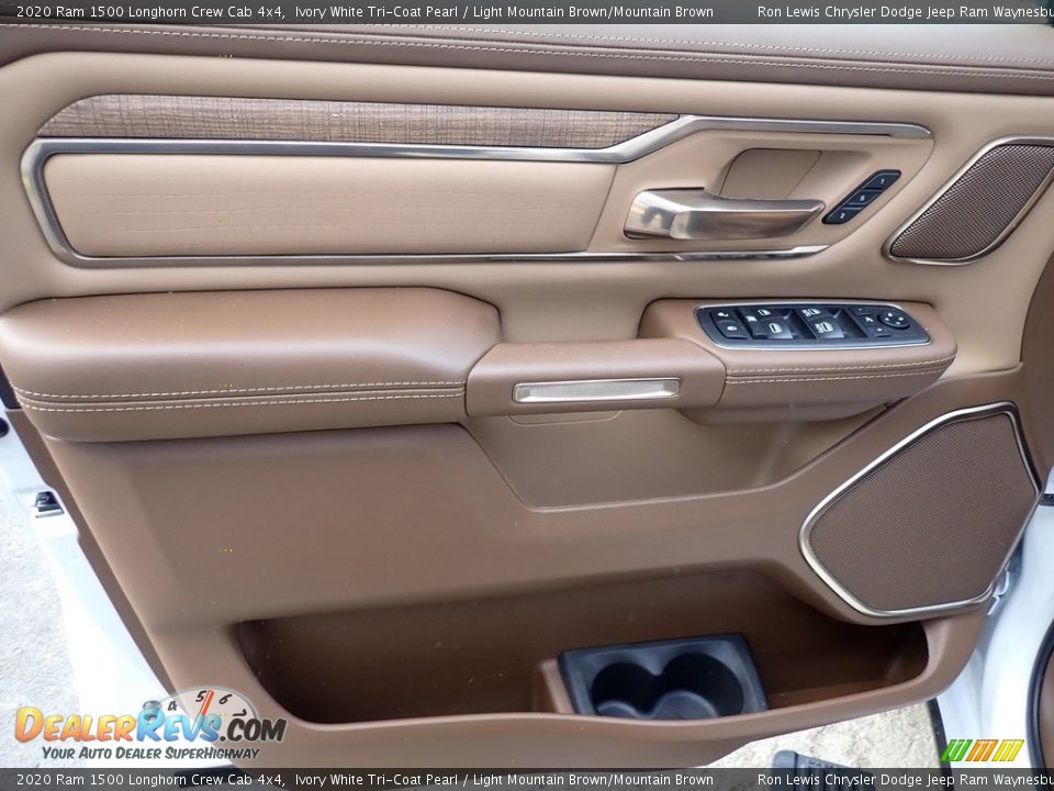 Door Panel of 2020 Ram 1500 Longhorn Crew Cab 4x4 Photo #11