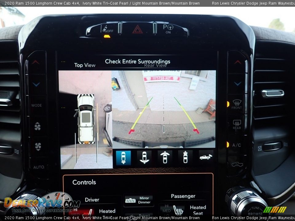 Controls of 2020 Ram 1500 Longhorn Crew Cab 4x4 Photo #14