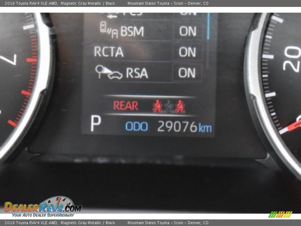 2019 Toyota RAV4 XLE AWD Magnetic Gray Metallic / Black Photo #27