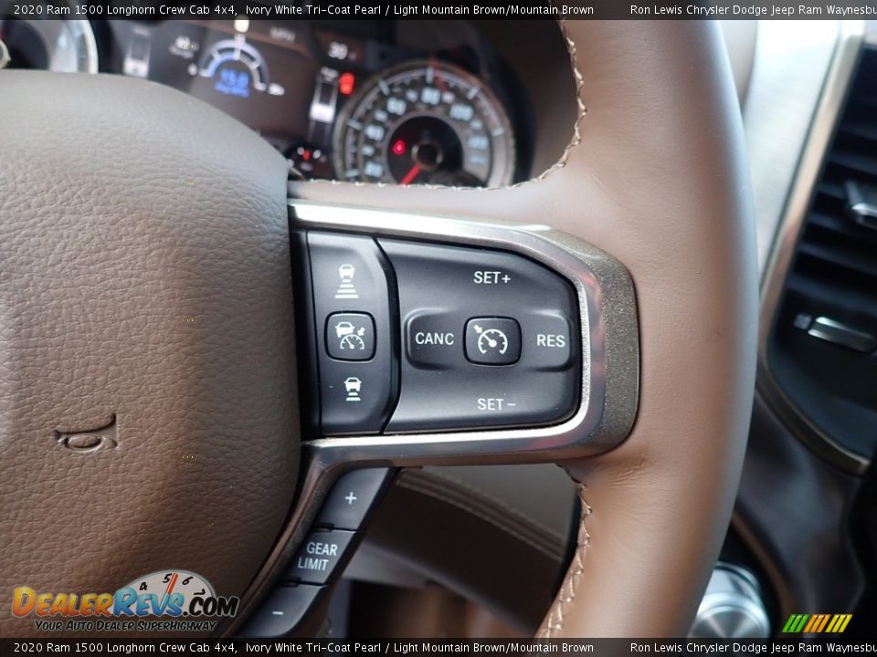 2020 Ram 1500 Longhorn Crew Cab 4x4 Steering Wheel Photo #16
