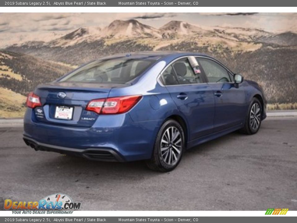 2019 Subaru Legacy 2.5i Abyss Blue Pearl / Slate Black Photo #3