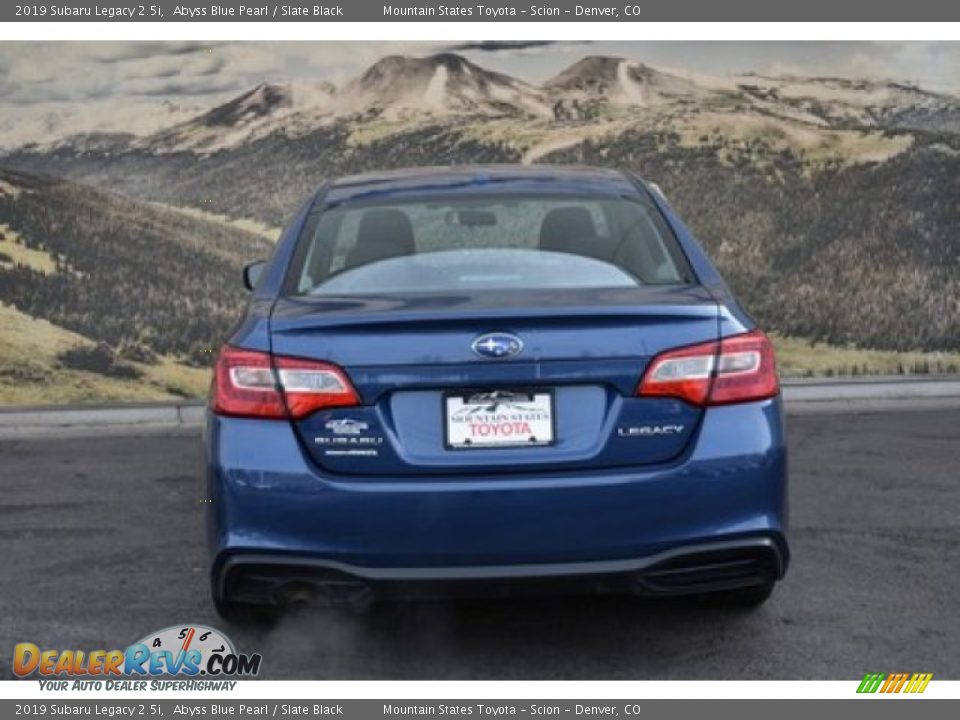 2019 Subaru Legacy 2.5i Abyss Blue Pearl / Slate Black Photo #8
