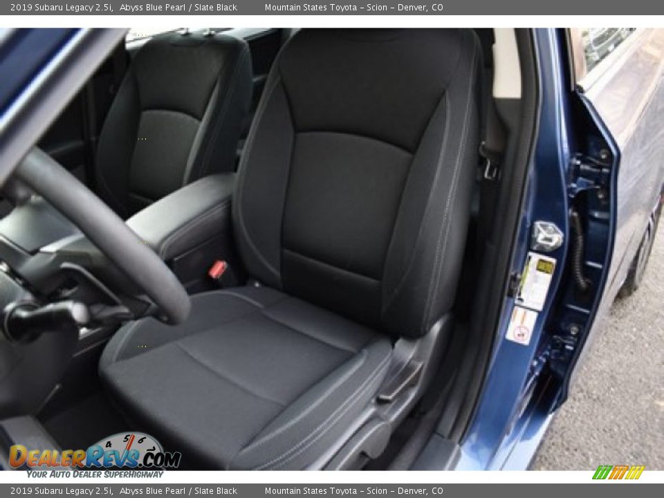2019 Subaru Legacy 2.5i Abyss Blue Pearl / Slate Black Photo #11