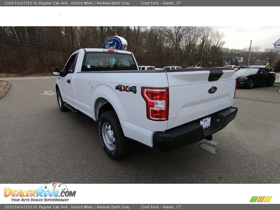 2020 Ford F150 XL Regular Cab 4x4 Oxford White / Medium Earth Gray Photo #5