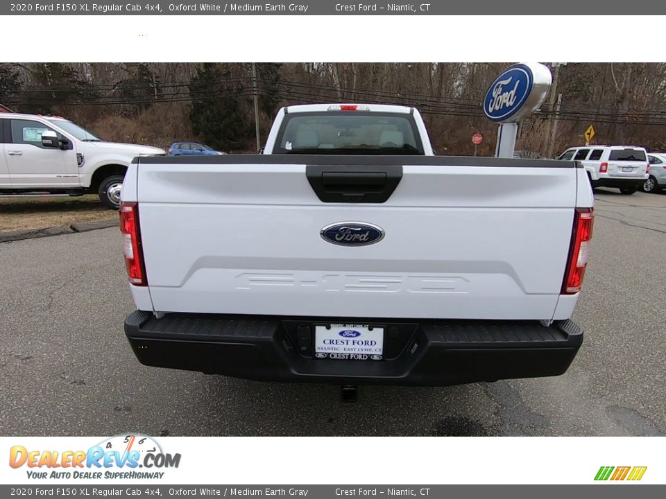 2020 Ford F150 XL Regular Cab 4x4 Oxford White / Medium Earth Gray Photo #6