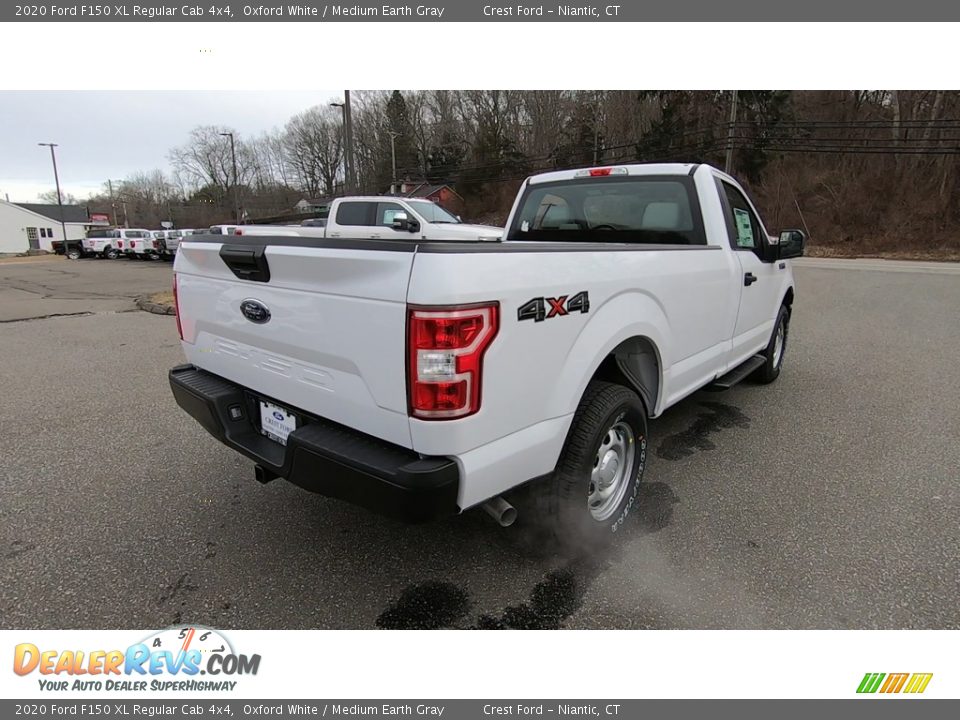 2020 Ford F150 XL Regular Cab 4x4 Oxford White / Medium Earth Gray Photo #7