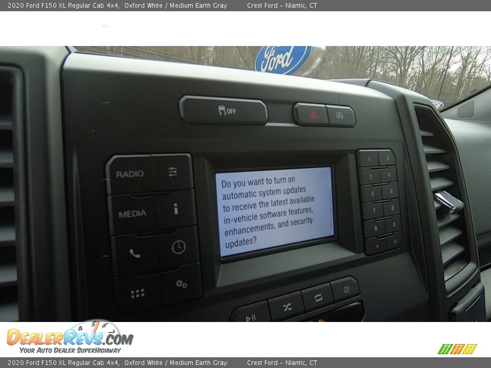 2020 Ford F150 XL Regular Cab 4x4 Oxford White / Medium Earth Gray Photo #14