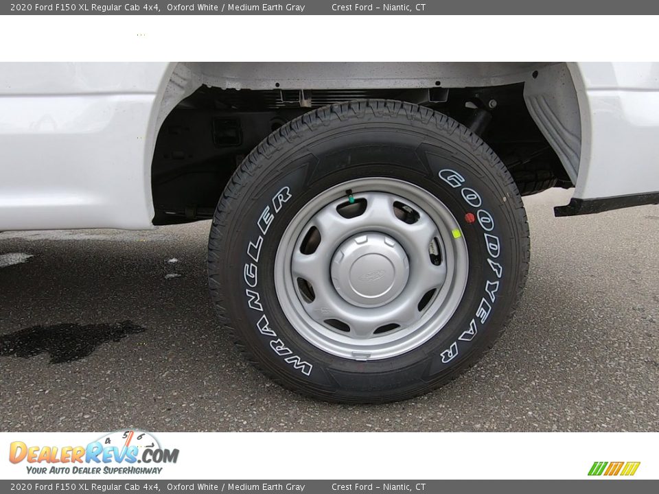 2020 Ford F150 XL Regular Cab 4x4 Oxford White / Medium Earth Gray Photo #17