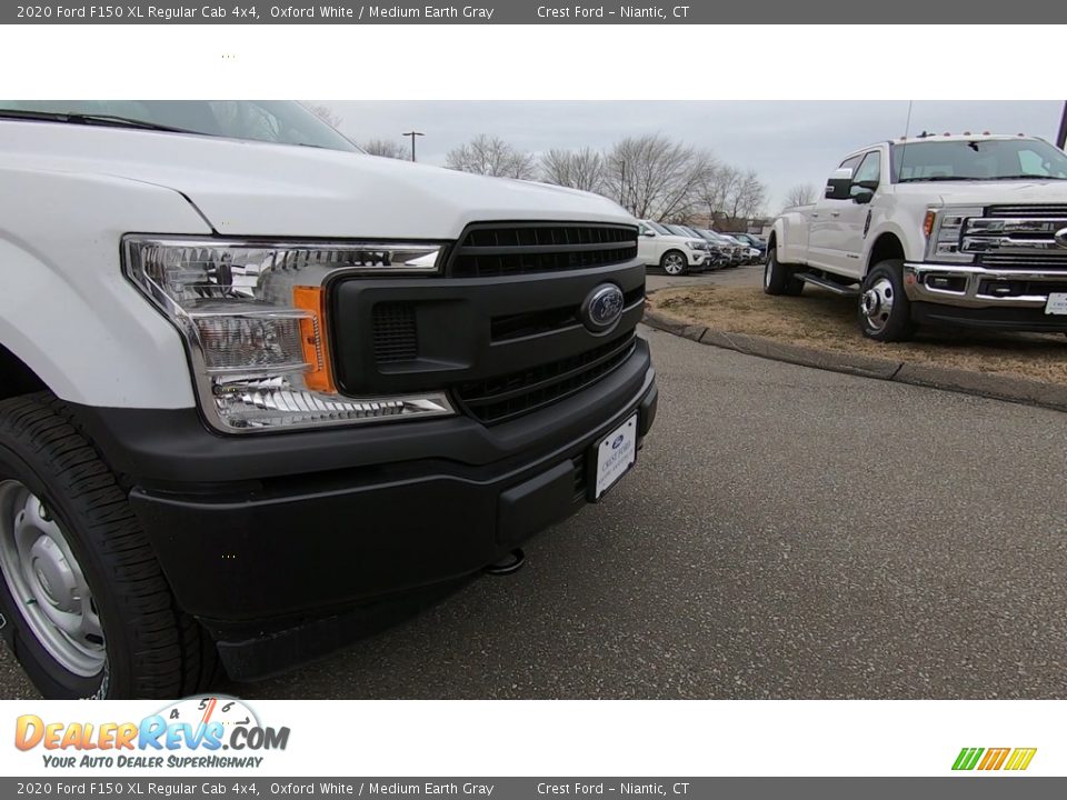 2020 Ford F150 XL Regular Cab 4x4 Oxford White / Medium Earth Gray Photo #24