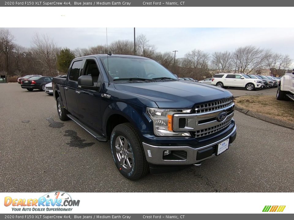 2020 Ford F150 XLT SuperCrew 4x4 Blue Jeans / Medium Earth Gray Photo #1