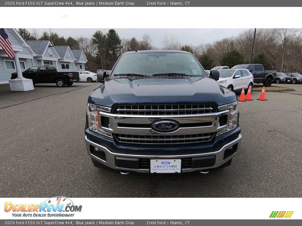 2020 Ford F150 XLT SuperCrew 4x4 Blue Jeans / Medium Earth Gray Photo #2