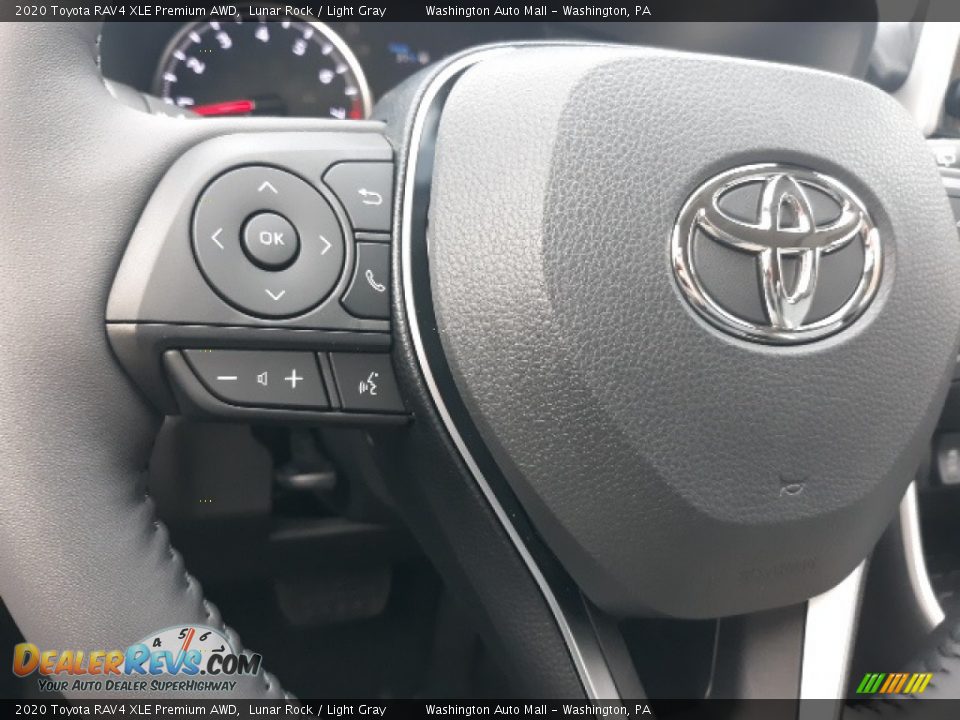 2020 Toyota RAV4 XLE Premium AWD Steering Wheel Photo #5