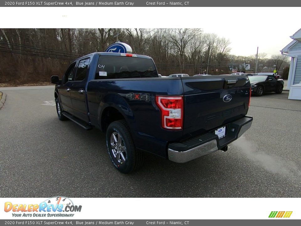 2020 Ford F150 XLT SuperCrew 4x4 Blue Jeans / Medium Earth Gray Photo #5