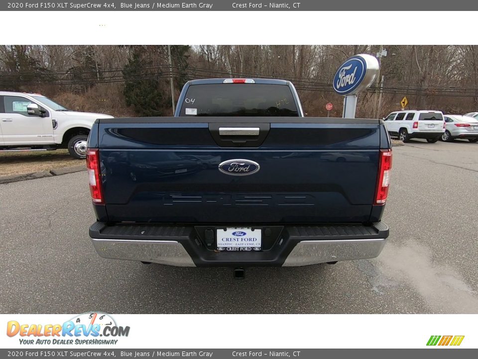 2020 Ford F150 XLT SuperCrew 4x4 Blue Jeans / Medium Earth Gray Photo #6
