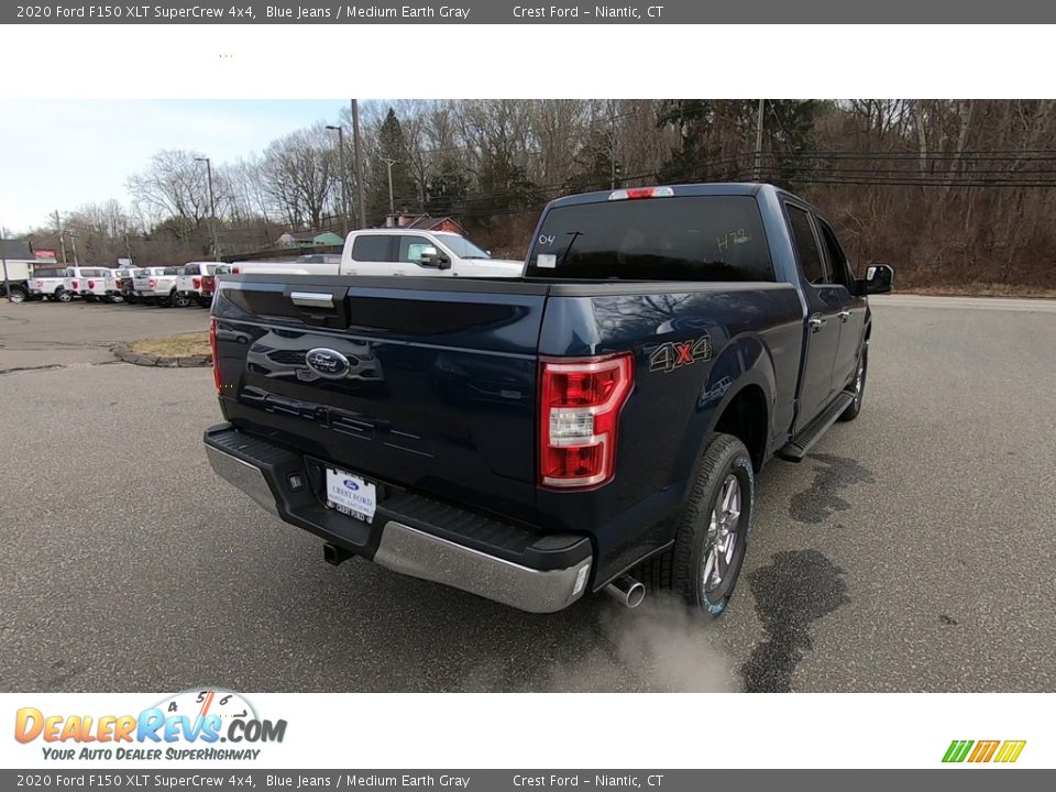 2020 Ford F150 XLT SuperCrew 4x4 Blue Jeans / Medium Earth Gray Photo #7