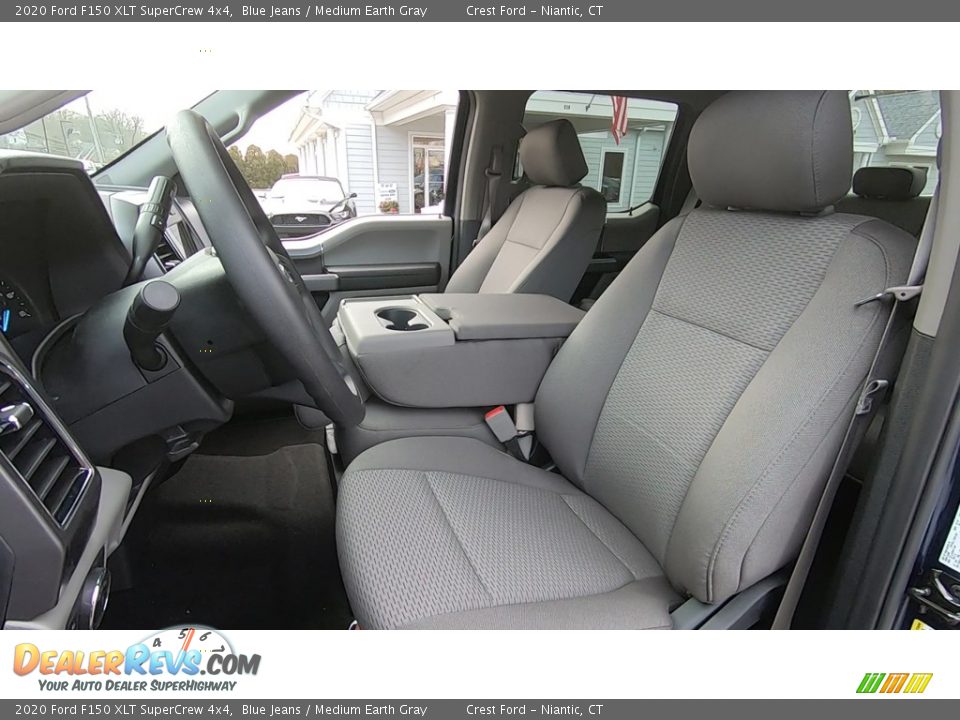 2020 Ford F150 XLT SuperCrew 4x4 Blue Jeans / Medium Earth Gray Photo #11