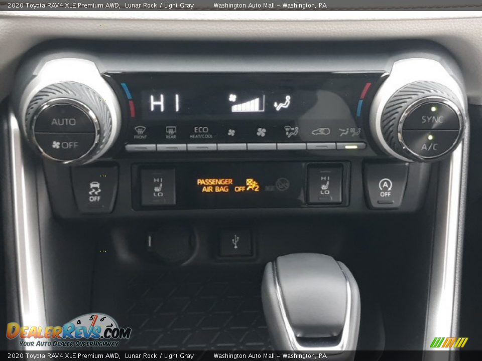 Controls of 2020 Toyota RAV4 XLE Premium AWD Photo #14