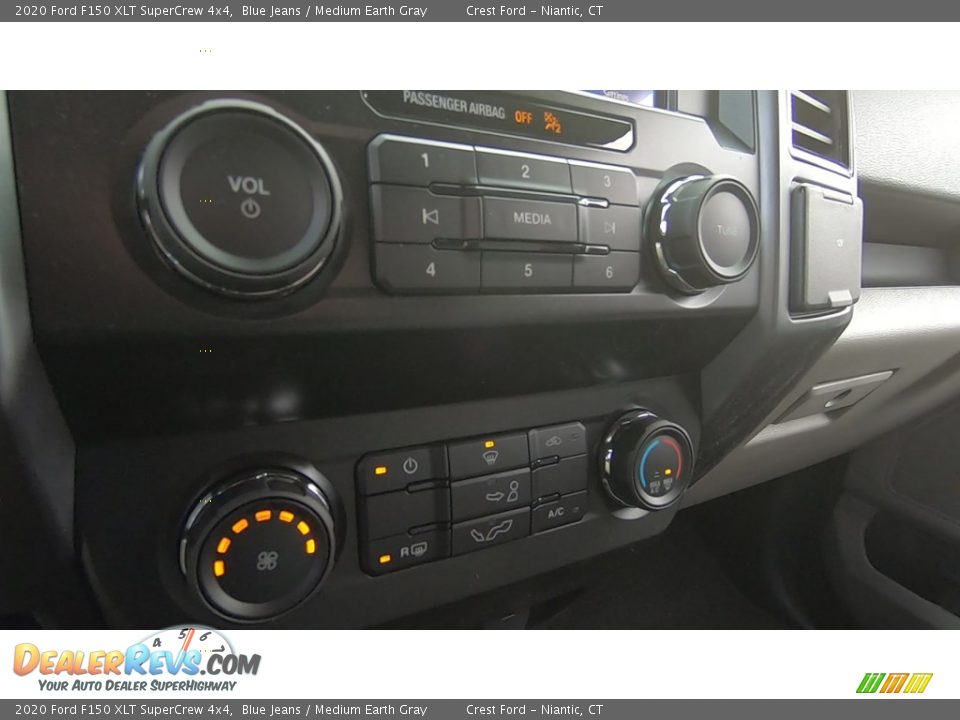 2020 Ford F150 XLT SuperCrew 4x4 Blue Jeans / Medium Earth Gray Photo #15