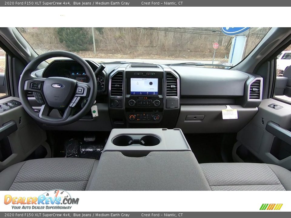2020 Ford F150 XLT SuperCrew 4x4 Blue Jeans / Medium Earth Gray Photo #18