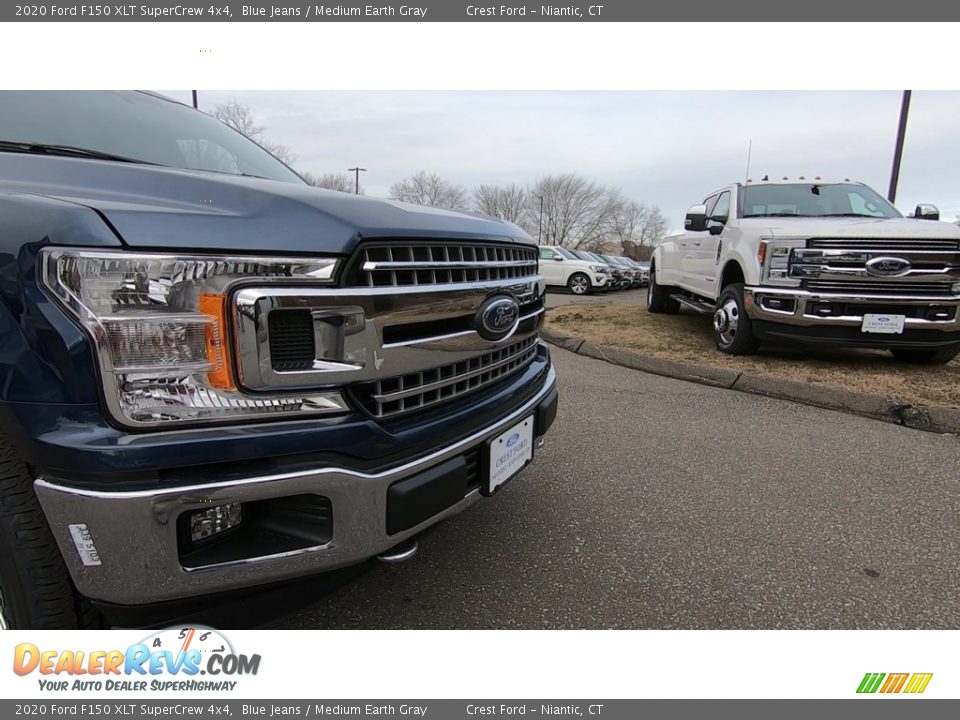 2020 Ford F150 XLT SuperCrew 4x4 Blue Jeans / Medium Earth Gray Photo #27