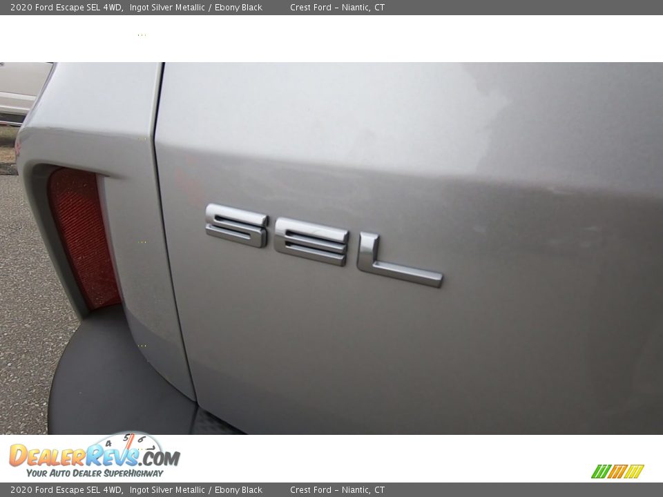 2020 Ford Escape SEL 4WD Ingot Silver Metallic / Ebony Black Photo #9