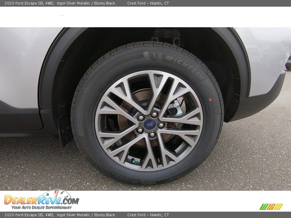 2020 Ford Escape SEL 4WD Ingot Silver Metallic / Ebony Black Photo #20