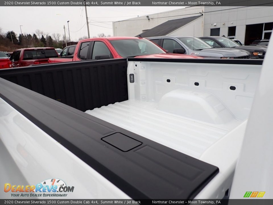 2020 Chevrolet Silverado 1500 Custom Double Cab 4x4 Summit White / Jet Black Photo #12