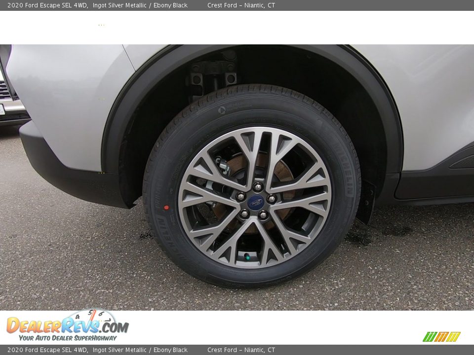 2020 Ford Escape SEL 4WD Ingot Silver Metallic / Ebony Black Photo #22