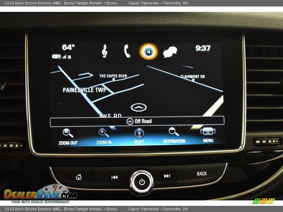2019 Buick Encore Essence AWD Ebony Twilight Metallic / Ebony Photo #13
