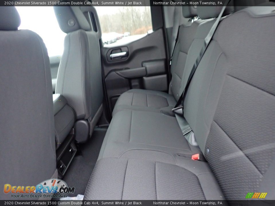 2020 Chevrolet Silverado 1500 Custom Double Cab 4x4 Summit White / Jet Black Photo #13