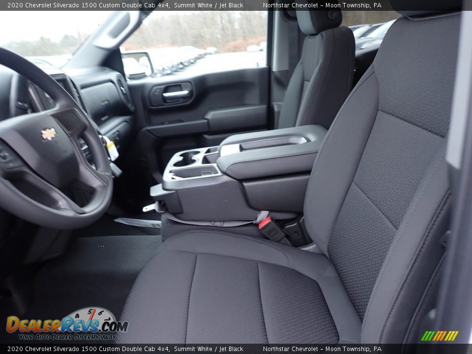 2020 Chevrolet Silverado 1500 Custom Double Cab 4x4 Summit White / Jet Black Photo #15