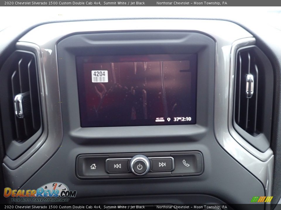 2020 Chevrolet Silverado 1500 Custom Double Cab 4x4 Summit White / Jet Black Photo #18