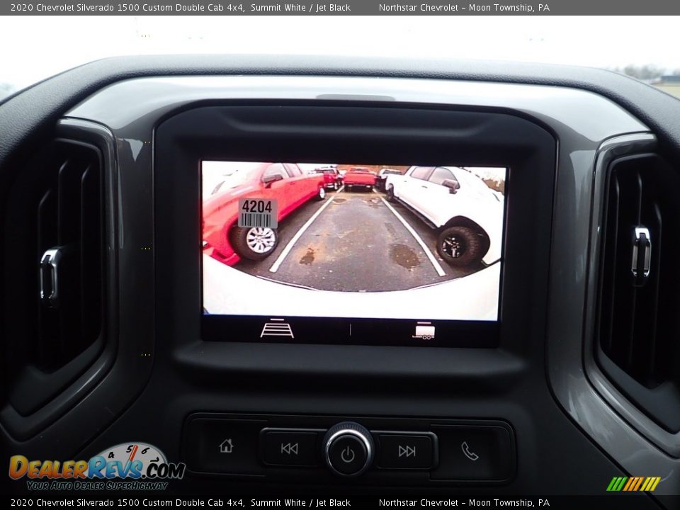 2020 Chevrolet Silverado 1500 Custom Double Cab 4x4 Summit White / Jet Black Photo #19