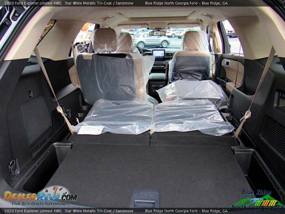2020 Ford Explorer Limited 4WD Star White Metallic Tri-Coat / Sandstone Photo #15