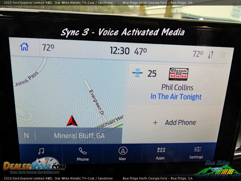 2020 Ford Explorer Limited 4WD Star White Metallic Tri-Coat / Sandstone Photo #21