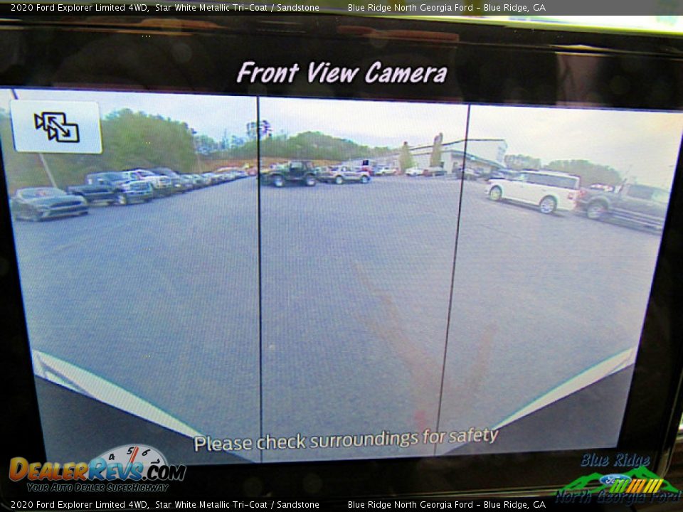 2020 Ford Explorer Limited 4WD Star White Metallic Tri-Coat / Sandstone Photo #23