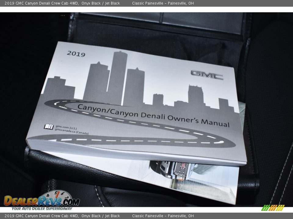2019 GMC Canyon Denali Crew Cab 4WD Onyx Black / Jet Black Photo #18