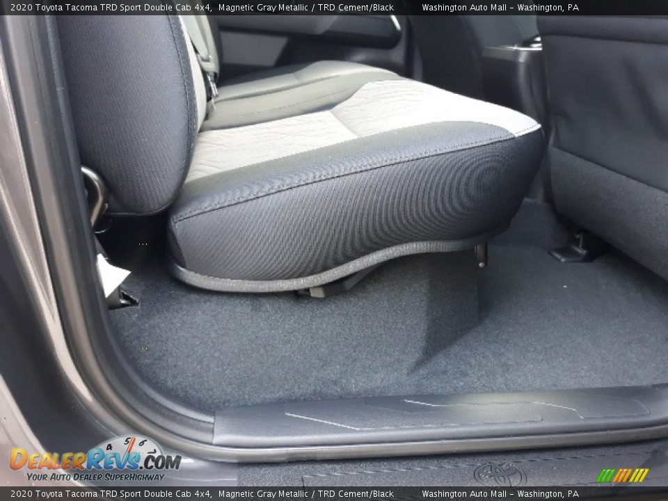 2020 Toyota Tacoma TRD Sport Double Cab 4x4 Magnetic Gray Metallic / TRD Cement/Black Photo #28