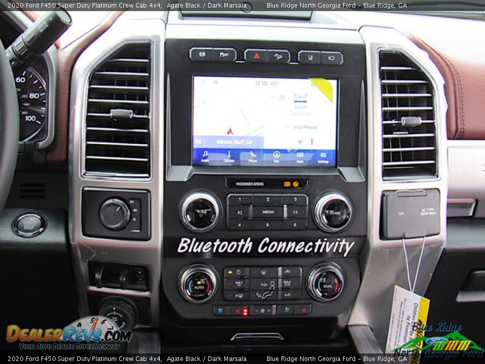 2020 Ford F450 Super Duty Platinum Crew Cab 4x4 Agate Black / Dark Marsala Photo #18
