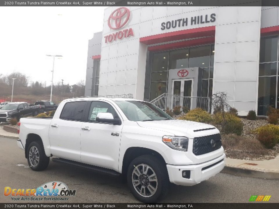 2020 Toyota Tundra Platinum CrewMax 4x4 Super White / Black Photo #1