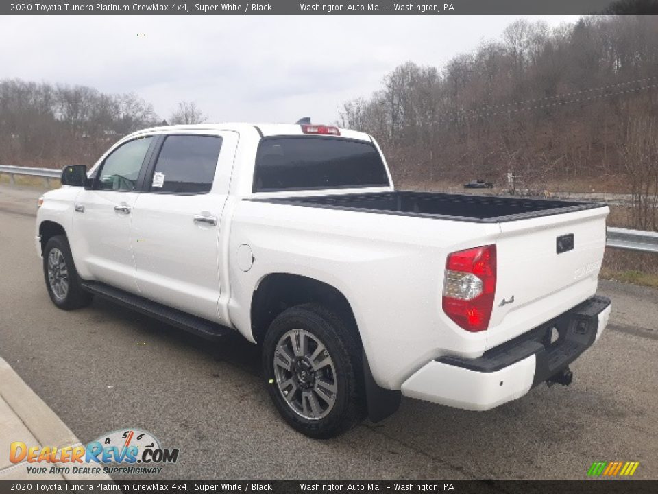 2020 Toyota Tundra Platinum CrewMax 4x4 Super White / Black Photo #2