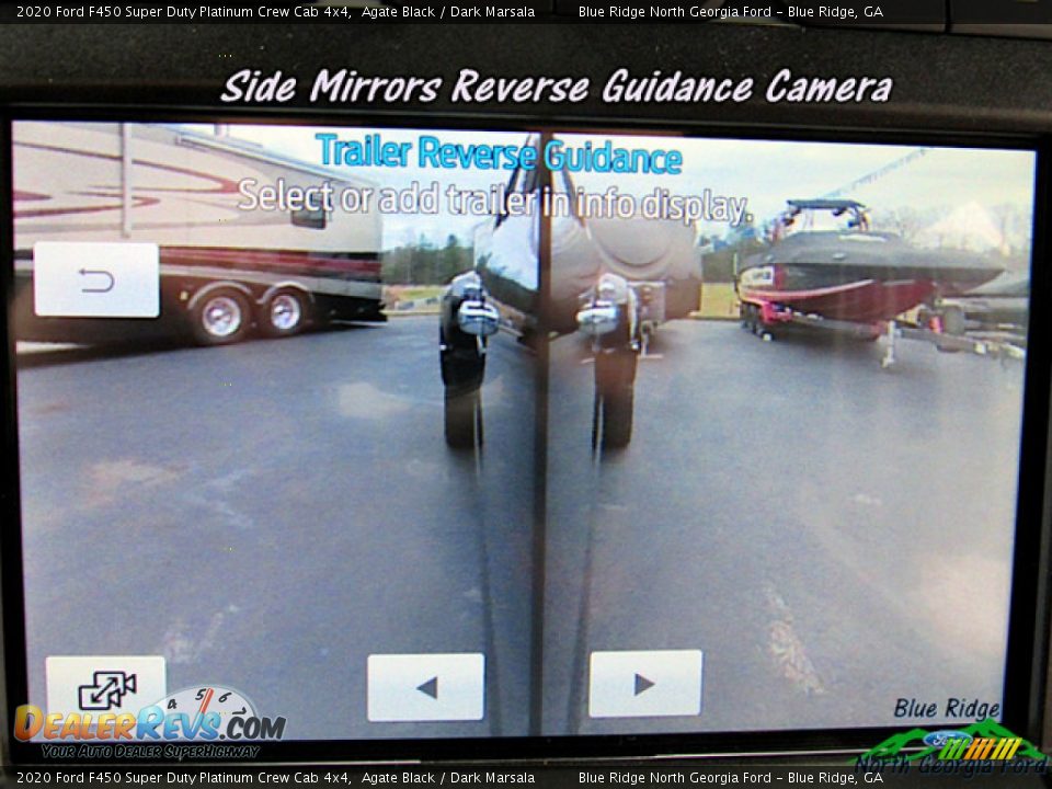 2020 Ford F450 Super Duty Platinum Crew Cab 4x4 Agate Black / Dark Marsala Photo #23