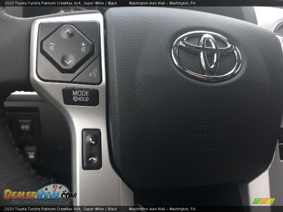 2020 Toyota Tundra Platinum CrewMax 4x4 Super White / Black Photo #5