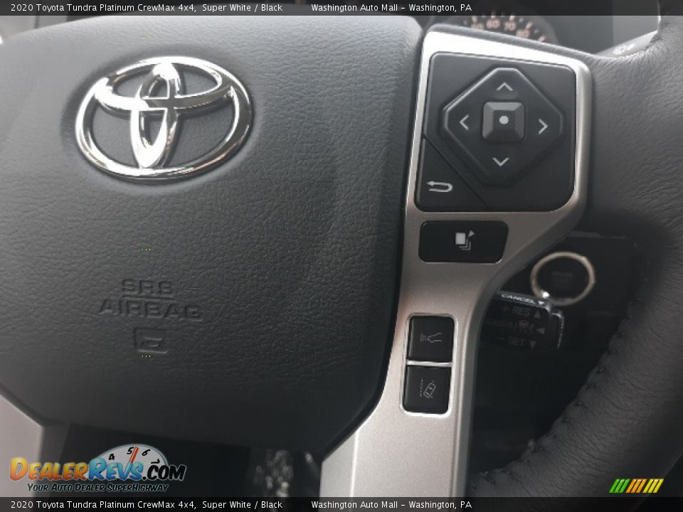 2020 Toyota Tundra Platinum CrewMax 4x4 Super White / Black Photo #6